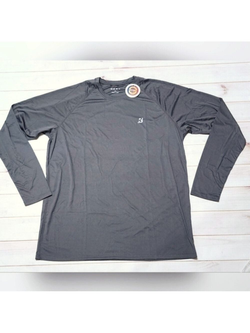UPF 50+ Long Sleeve UV Sun Protection Shirt in Dark Gray XL New With Tags